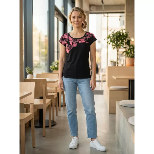  Tricou pentru femei ALTISPORT GABU NEGRU 
