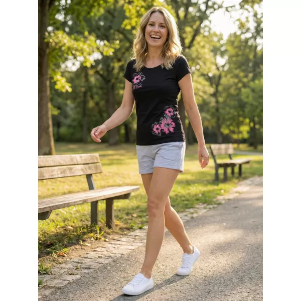  Dámské triko ALTISPORT CARRYOVER ALW016122 ČERNÁ 
