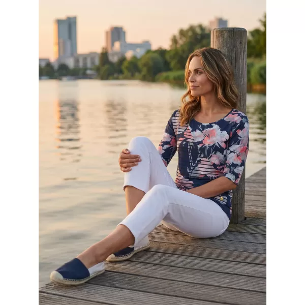  Tricou pentru femei KIXMI KRISTIE ALBASTRU INCHIS 