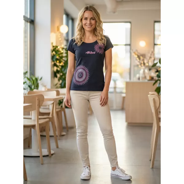  Tricou pentru femei ALTISPORT ALW024122 ALBASTRU ROZ 