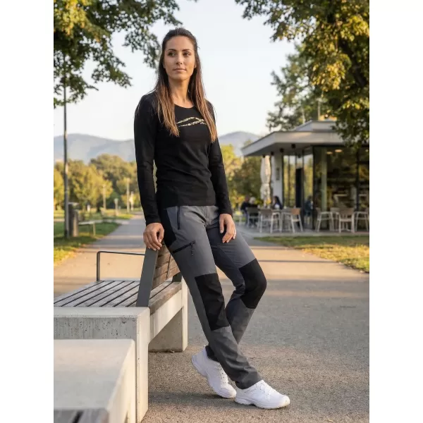  Dámské triko s dlouhým rukávem ALTISPORT CARRYOVER ALW001169 ČERNÁ 