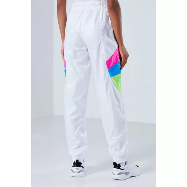  Pantaloni de dama PUMA TFS TRACK PANT WOVEN ALB 
