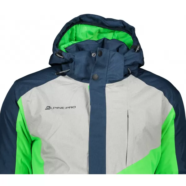  Geacă de schi pentru bărbați ALPINE PRO SARDAR 4 MJCS450 VERDE 