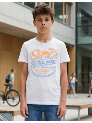 Tricou băieți SAM 73 ARCHIE BT 543 ALB