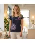 Tricou pentru femei ALTISPORT ALW024122 ALBASTRU ROZ