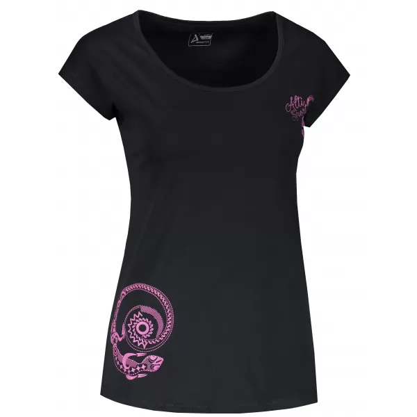  Tricou pentru femei ALTISPORT MALANTA NEGRU 