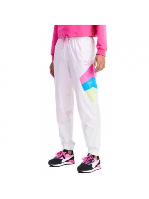 Pantaloni de dama PUMA TFS TRACK PANT WOVEN ALB