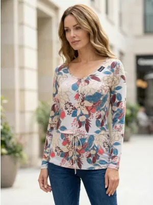 Tricou pentru femei KIXMI KLAUDIA GRI DESCHIS