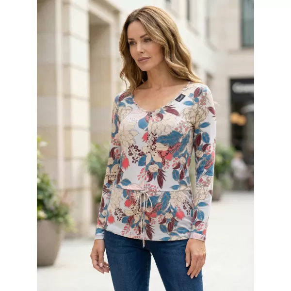  Tricou pentru femei KIXMI KLAUDIA GRI DESCHIS 
