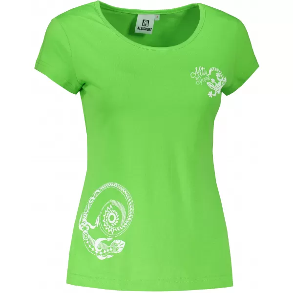  Tricou pentru femei ALTISPORT ALW026122 MĂR VERDE 