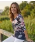 Tricou pentru femei KIXMI KRISTIE ALBASTRU INCHIS