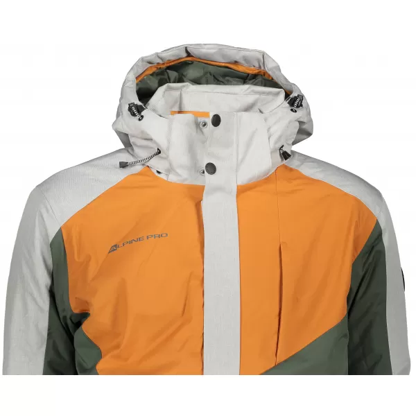  Geacă de schi pentru bărbați ALPINE PRO SARDAR 4 MJCS450 PORTOCALE 