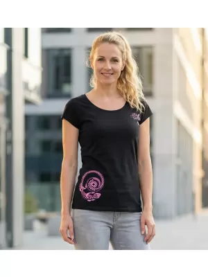 Tricou pentru femei ALTISPORT MALANTA NEGRU