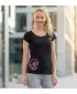 Tricou pentru femei ALTISPORT MALANTA NEGRU