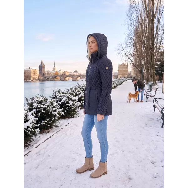  Geaca de iarna dama KIXMI KAITLYN ALBASTRU INCHIS 