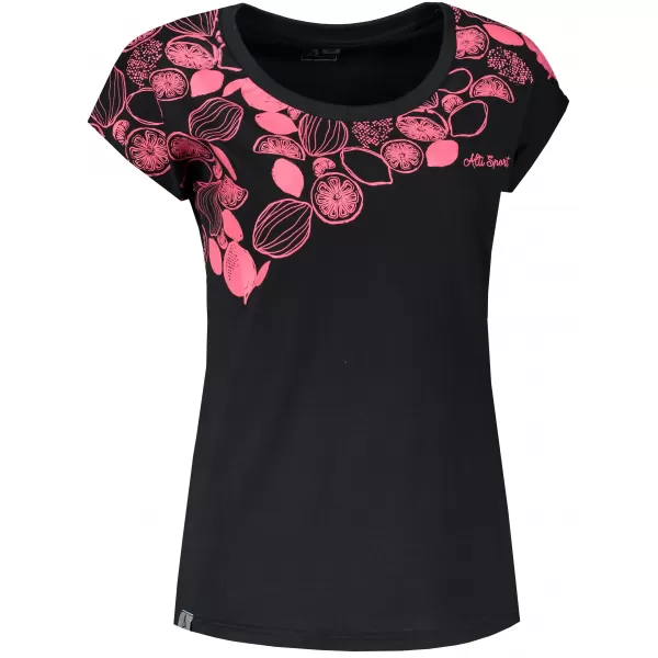  Tricou pentru femei ALTISPORT GABU NEGRU 