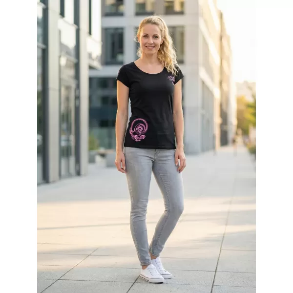  Tricou pentru femei ALTISPORT MALANTA NEGRU 