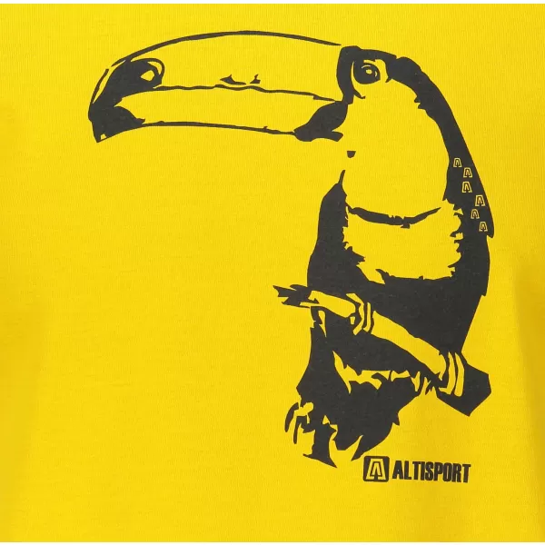  Tricou pentru bărbați ALTISPORT ALM020F29 GALBEN 