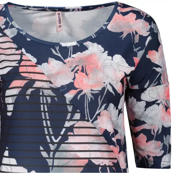  Tricou pentru femei KIXMI KRISTIE ALBASTRU INCHIS 