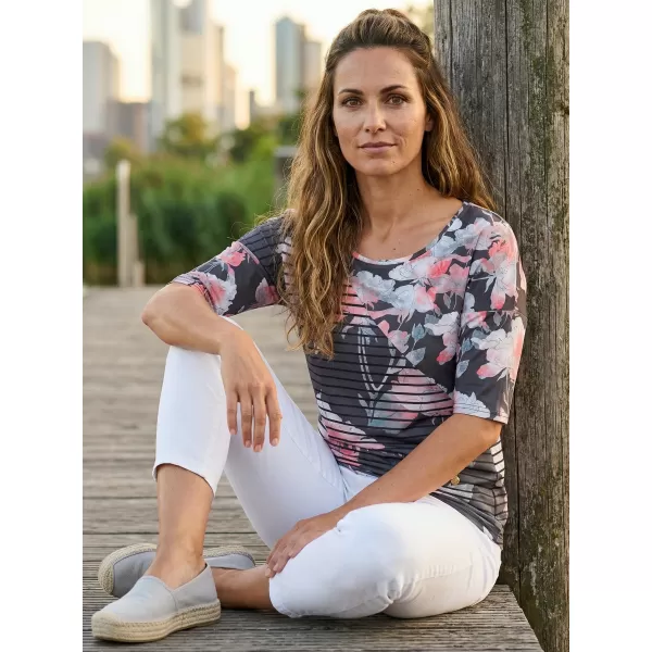 Tricou pentru femei KIXMI KRISTIE GRI INCHIS 