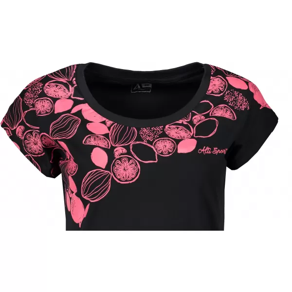  Tricou pentru femei ALTISPORT GABU NEGRU 