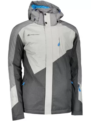 Geacă de schi pentru bărbați ALPINE PRO SARDAR 4 MJCS450 GRI