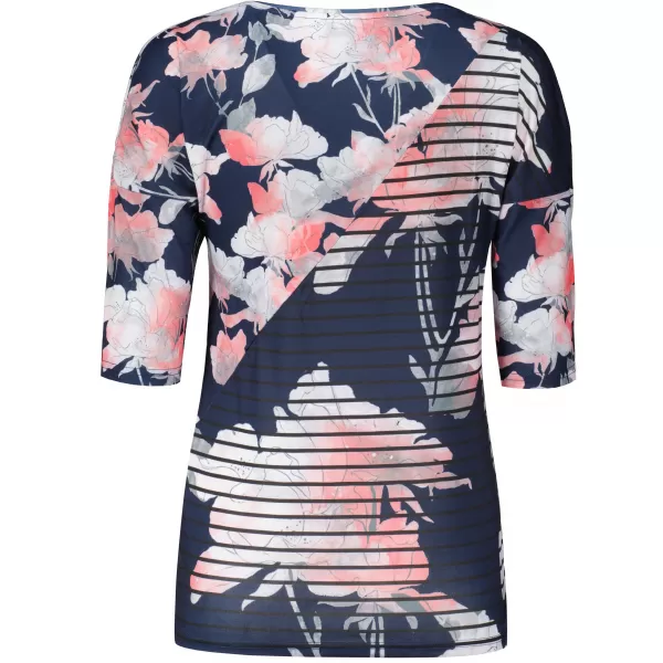  Tricou pentru femei KIXMI KRISTIE ALBASTRU INCHIS 