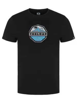 Tricou pentru bărbați LOAP ALTAIR CLM2076 NEGRU