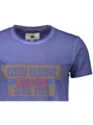 Tricou pentru bărbați KIXMI KEIRON ALBASTRU INCHIS