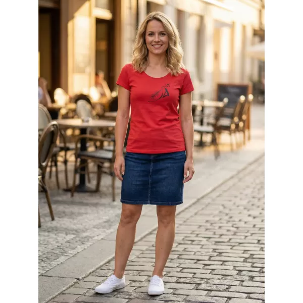  Tricou pentru femei ALTISPORT ALW030F61 ROȘU 