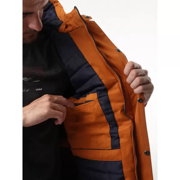  Palton de iarnă pentru bărbați LOAP NAKIO CLM2049 CHIHLIMBAR 