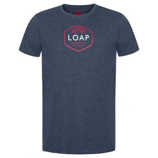  Tricou pentru bărbați LOAP BENSON CLM2087 ALBASTRU 