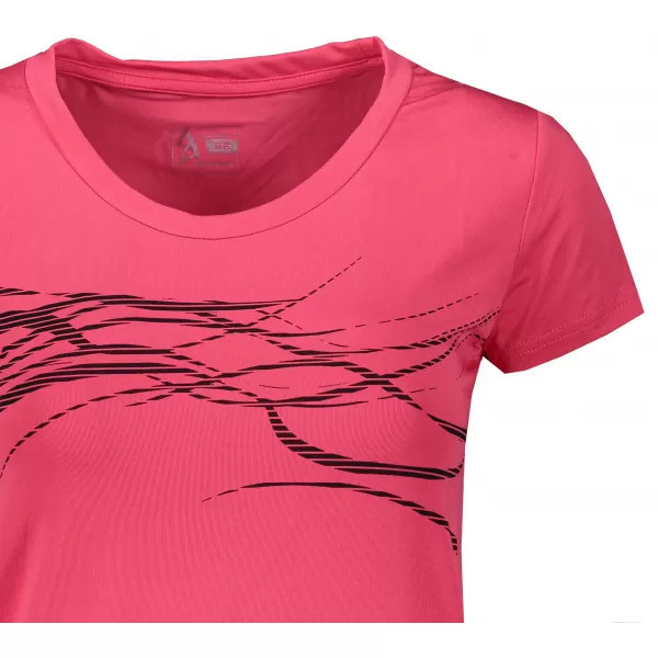  Tricou funcțional de damă ALTISPORT UNTA ROZ 