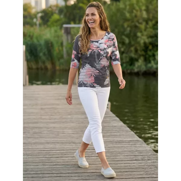  Tricou pentru femei KIXMI KRISTIE GRI INCHIS 