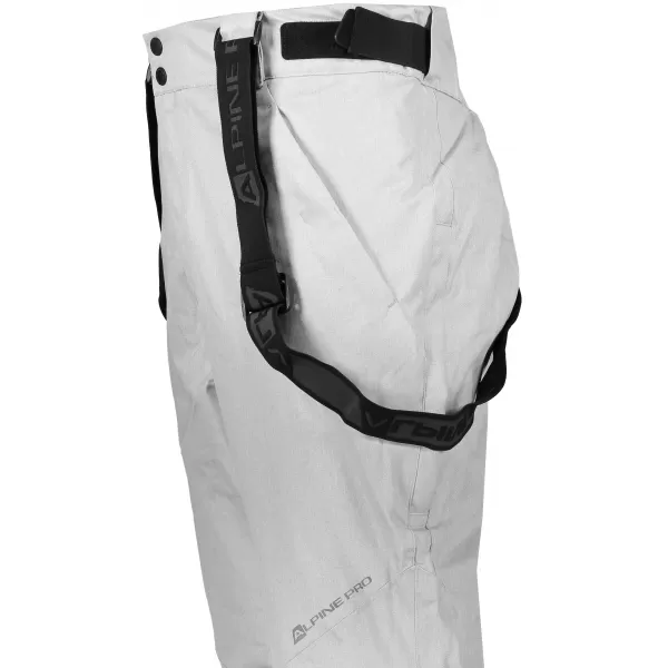  Pantaloni de schi ALPINE PRO SANGO 8 MPAS477 GRI 