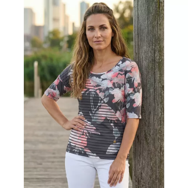  Tricou pentru femei KIXMI KRISTIE GRI INCHIS 