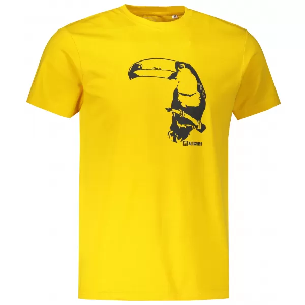 Tricou pentru bărbați ALTISPORT ALM020F29 GALBEN 