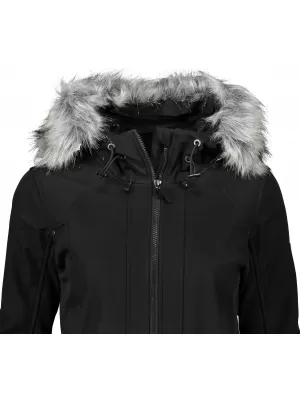 Palton softshell pentru doamne ALPINE PRO MASIA LCTS137 NEGRU