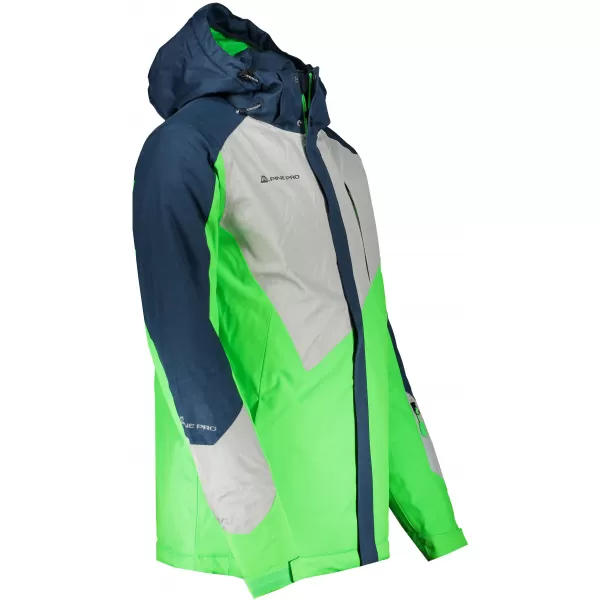  Geacă de schi pentru bărbați ALPINE PRO SARDAR 4 MJCS450 VERDE 