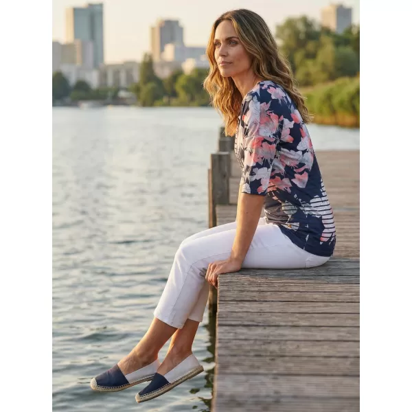  Tricou pentru femei KIXMI KRISTIE ALBASTRU INCHIS 