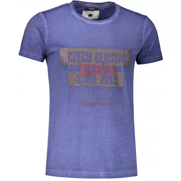  Tricou pentru bărbați KIXMI KEIRON ALBASTRU INCHIS 