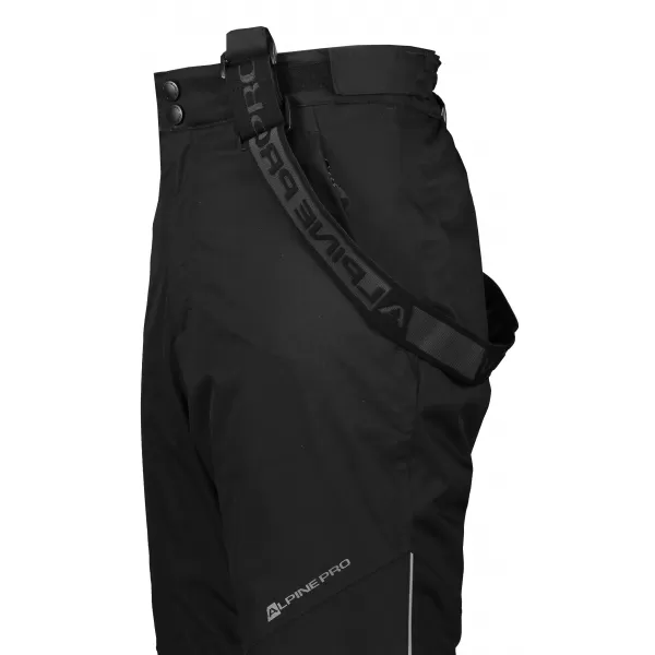  Pantaloni de schi pentru copii ALPINE PRO ANIKO 4 KPAS203 NEGRU 