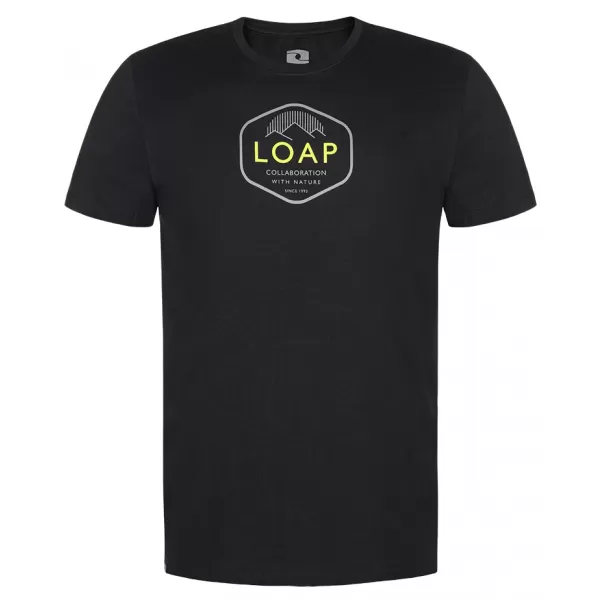  Tricou pentru bărbați LOAP BENSON CLM2087 NEGRU 