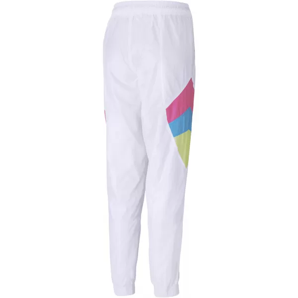  Pantaloni de dama PUMA TFS TRACK PANT WOVEN ALB 