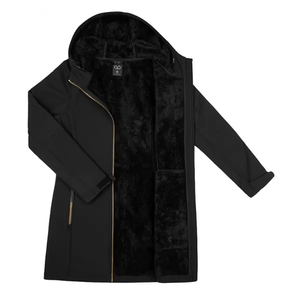  Palton softshell dama LOAP LYWIENA SFW2014 NEGRU 