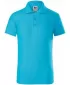 Tricou pentru copii cu guler MALFINI PIQUE POLO 222 TURCOAZ