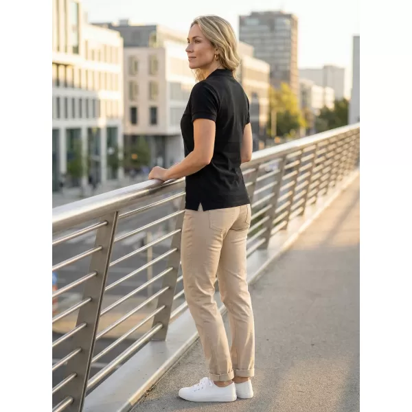 Tricou pentru femei ALTISPORT ALW026210 NEGRU SI AURIU 