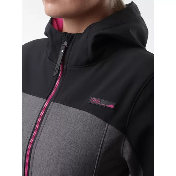  Palton softshell dama LOAP LYANA SFW2018 NEGRU 
