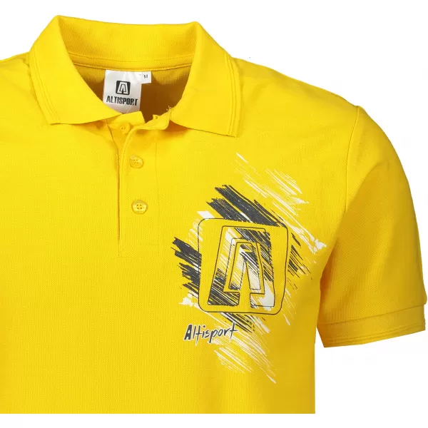  Tricou pentru bărbați ALTISPORT ALM032203 GALBEN 