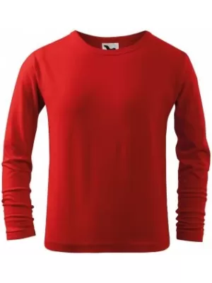 Tricou pentru copii MALFINI FIT-T LS 121 ROŞU
